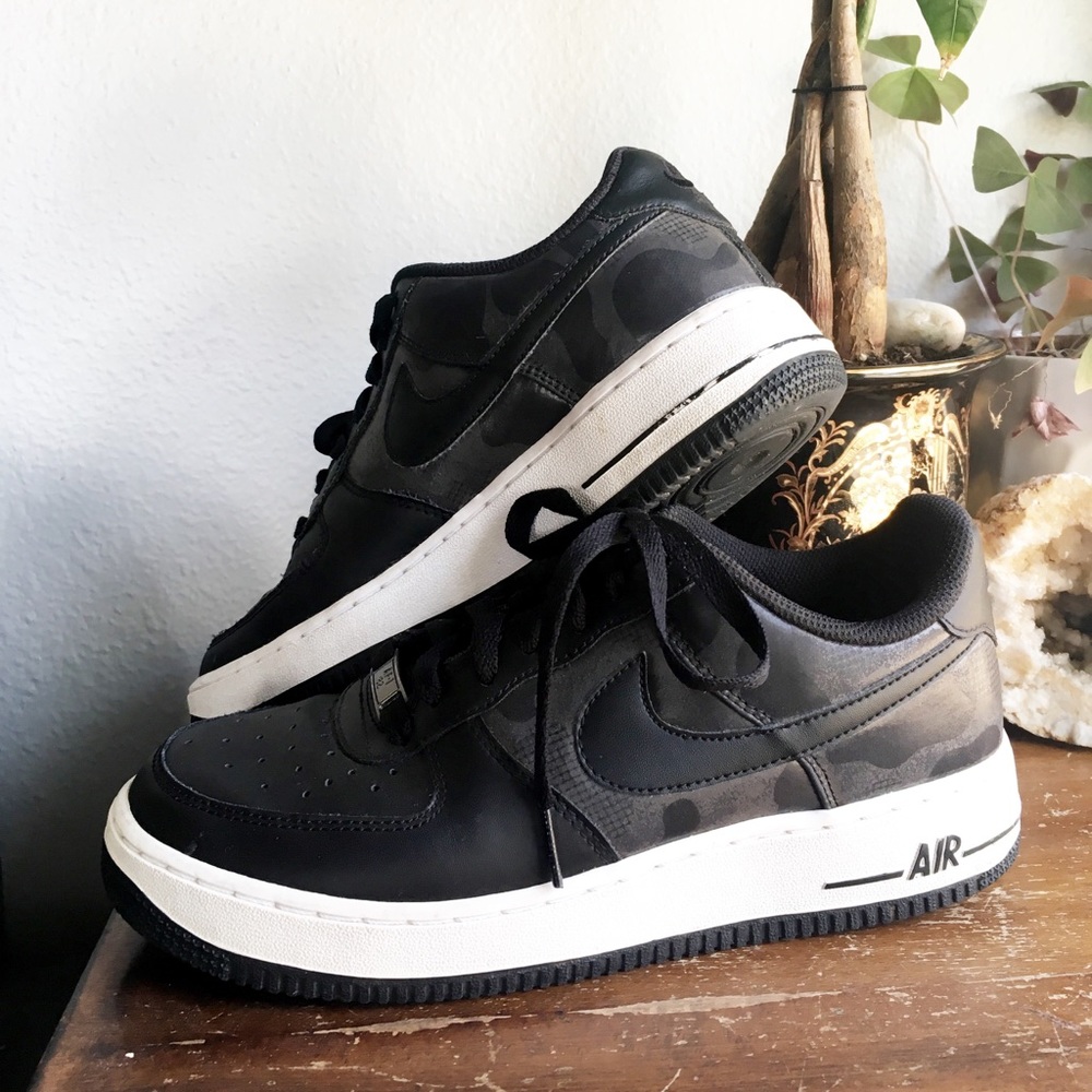 Nike Air Force One Black camo